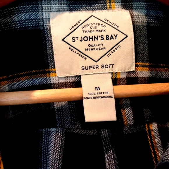 Vintage ST. JOHN'S BAY Flannel Shirt - Picture 11 of 11